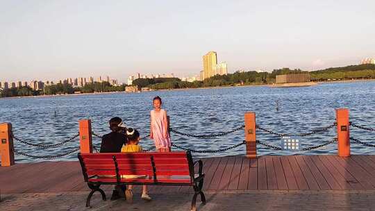 公园 生活 夏天 湖水 旅游 风景