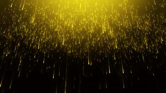 金色粒子雨