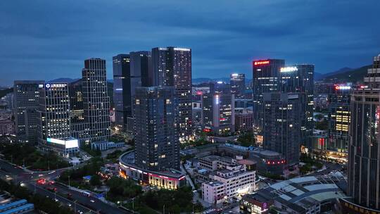 青岛崂山区夜景