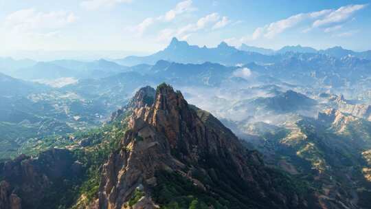 【4k】泰山清晨云海壮丽山河自然风光