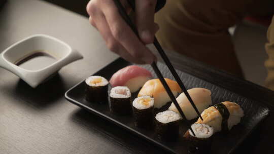 寿司 日式料理 日本寿司视频素材模板下载