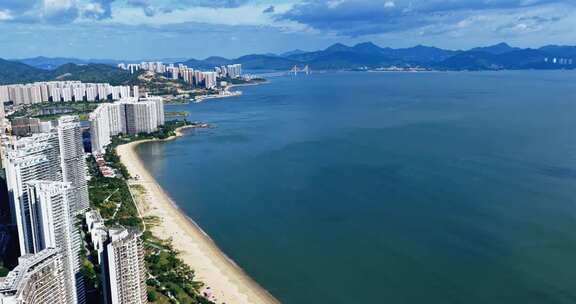 惠州小径湾海滨沙滩航拍0220_D