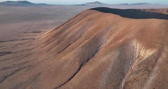 马蹄山火山清晨航拍