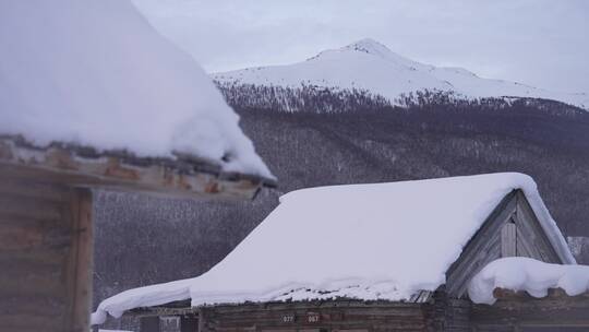 新疆喀纳斯雪景