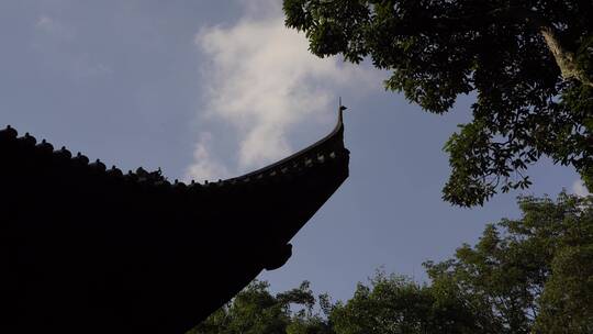 杭州飞来峰永福寺禅院风景