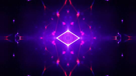 几何线条灯光闪烁背景