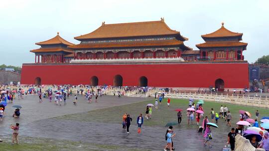 北京故宫博物馆旅游风景视频素材模板下载