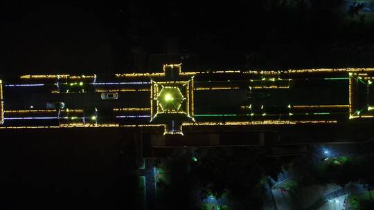 湖南邵阳城步苗族自治县巫水风雨桥桥梁夜景