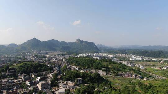 贵州青岩古镇5A景区航拍