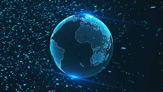 全球网络连接大数据社交网络全球计算机网络