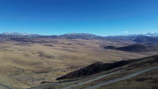 四川甘孜贡嘎雪山航拍