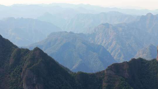 航拍神仙居景区