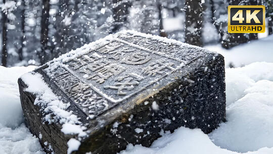 北京雪景故宫雪景大暴雪唯美雪景视频素材7