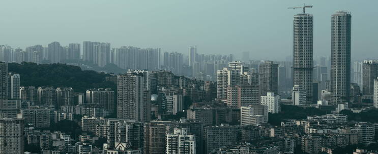 重庆三江口周边城市风景