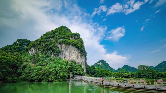 广西山水风景 自然风光 柳州龙潭公园