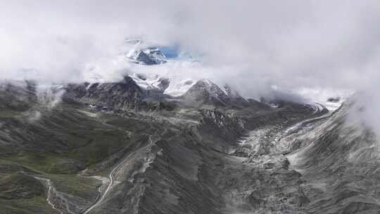 世界第六高峰卓奥友峰航拍