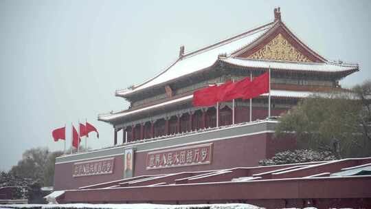 北京故宫角楼雪景空镜头最新最全之一