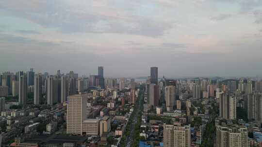 湖北武汉武昌城市建设航拍