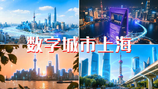 科技城市上海智慧城市数字城市
