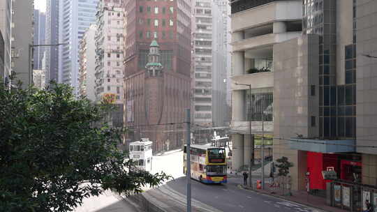 香港金钟道街景