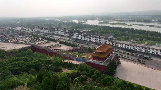 洛阳灵山寺观音佛像航拍