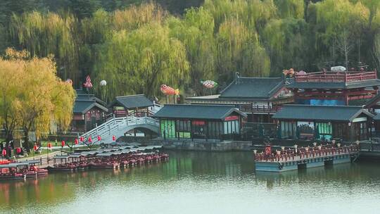 著名旅游景点大唐芙蓉园