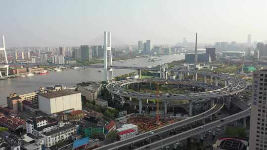 上海南浦大桥视频素材模板下载