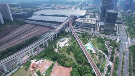 深圳北站及周边建筑交通