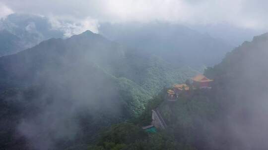 南五台山 钟南山 秦岭 云海 日出 云彩 蓝天