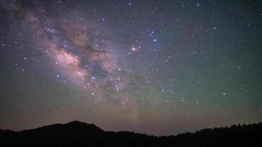 神农架夏季唯美星空延时