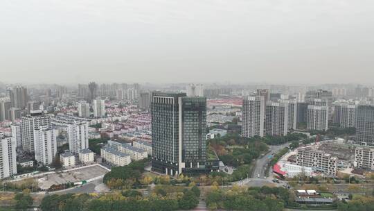 上海世博洲际酒店视频素材模板下载