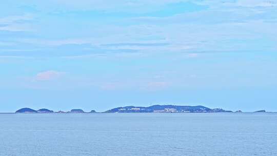 海边城市海边港口码头风光