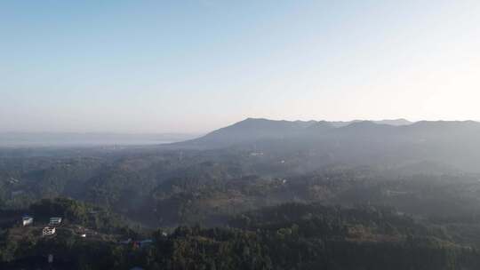 四川山脉大山航拍