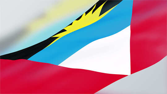 安提瓜国旗视频素材模板下载
