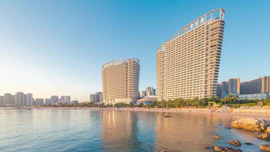 惠东十里银滩日转夜