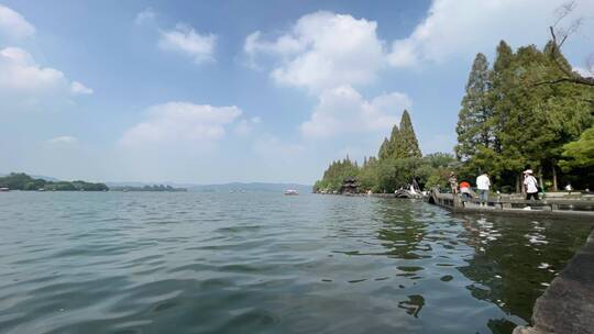 4k 杭州西湖自然风景延时拍摄