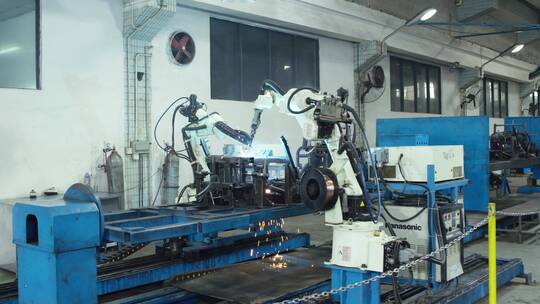 4K机械手臂工业机器人工作自动化视频素材模板下载