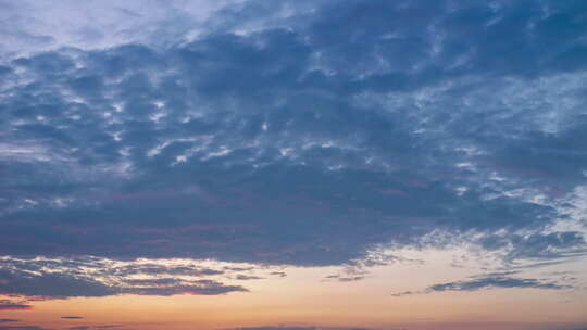 日落夕阳晚霞火烧云蓝调时间