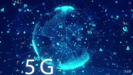 5G网络连线科技背景