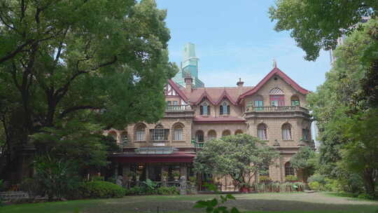 上海马勒别墅3视频素材模板下载