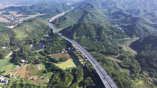 高速公路航拍