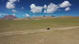 西藏阿里高原无人区荒漠越野自驾旅行高清在线视频素材下载