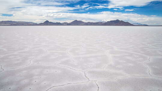 盐碱地沙漠的延时摄像