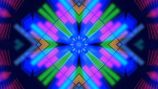 彩色音乐波普动态动感舞台背景 (10)