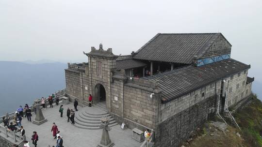 航拍南岳衡山5A景区