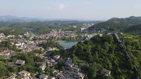 贵州青岩古镇5A景区航拍