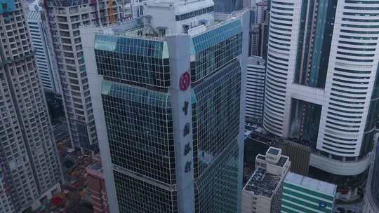 中国农业银行大楼航拍