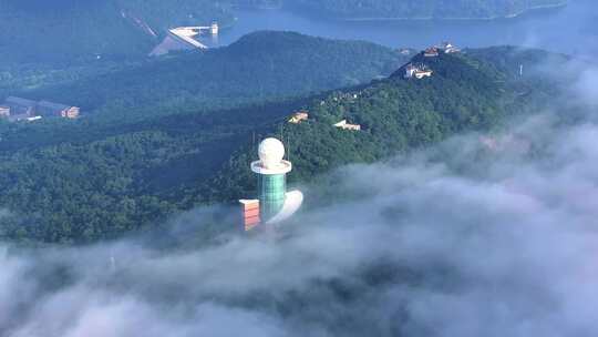辽宁沈阳棋盘山云海航拍