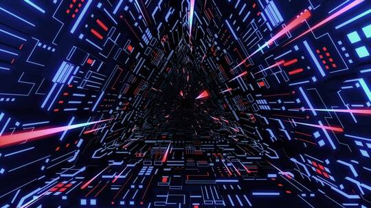 隧道 穿梭 vj 穿越 循环 光环 背景 酒吧