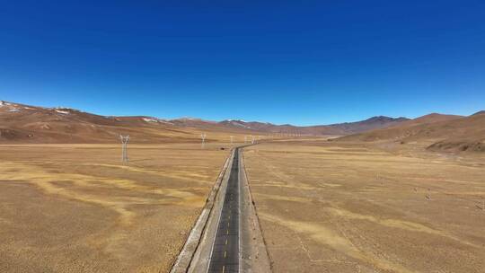 西藏高原国家公路航拍